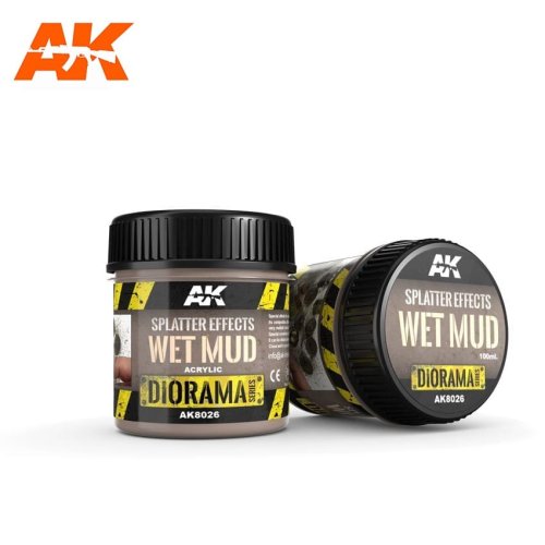 Przejdź do produktu AK INTERACTIVE 8026 - Splatter Effects Wet Mud 100 ml - Diorama Series