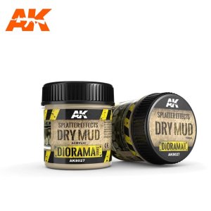 AK INTERACTIVE 8027 - Splatter Effects Dry Mud 100 ml - Diorama Series