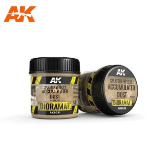 AK INTERACTIVE 8031 - Splatter Effects Accumulated Dust 100 ml - Diorama Series