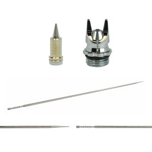 HARDER & STEENBECK 126844 - Zestaw dyszy 0,4 mm z otwartą osłoną igły do aerografów H&S serii CRplus