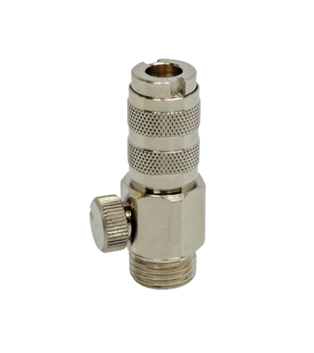 Przejdź do produktu HARDER & STEENBECK 104703 - Szybkozłączka 2,7mm z gwintem 1/8 cala i regulatorem