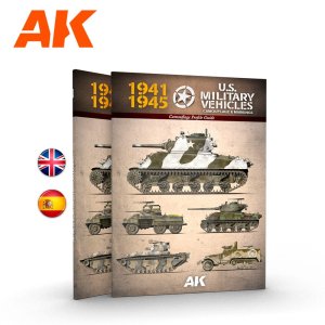 AK Interactive 642 - US Military Vehicles 1941-1945 Profile Guide