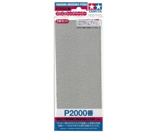 Przejdź do produktu TAMIYA 87060 - Papier ścierny 2000 (3 szt.)