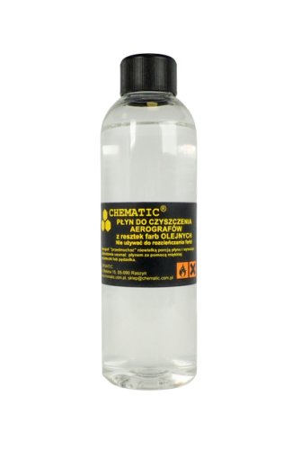 Przejdź do produktu CHEMATIC - Płyn do czyszczenia aerografów po farbach olejnych 200 ml
