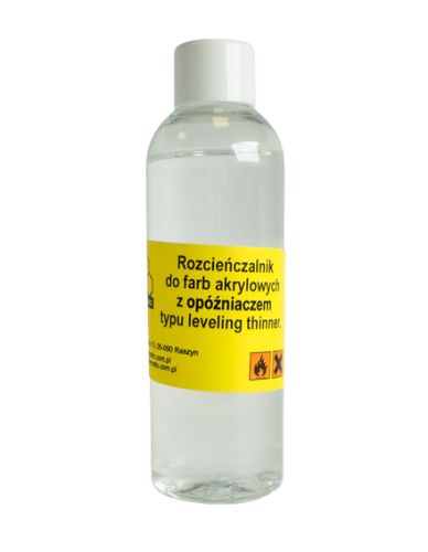 Przejdź do produktu CHEMATIC - Rozcieńczalnik do farb akrylowych z opóźniaczem, typu leveling thinner 100 ml