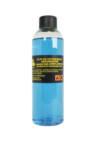Przejdź do produktu CHEMATIC - Płyn do czyszczenia aerografów po farbach akrylowych 200 ml