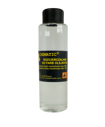 Przejdź do produktu CHEMATIC - Rozcieńczalnik do farb olejnych 100 ml