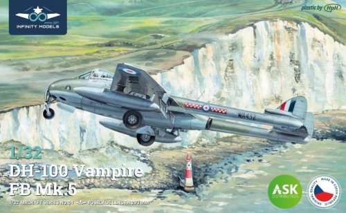 Przejdź do produktu Infinity Models 3204 - 1:32 DH-100 Vampire FB Mk.5