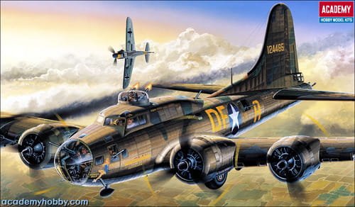 Przejdź do produktu ACADEMY 12495 - 1:72 B-17 F Flying Fortress Memphis Belle
