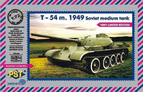 Przejdź do produktu Zebrano 72068 - 1:72 T-54 m.1949 Soviet medium tank