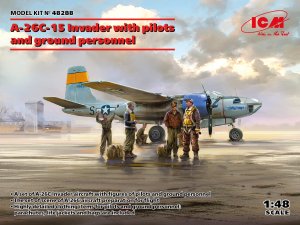 ICM 48288 - 1:48 A-26C-15 Invader with pilots and ground personnel