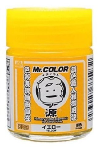 Przejdź do produktu Mr.Hobby CR3 - Pigment do farb Mr.Color Yellow 18 ml
