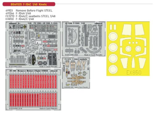 Przejdź do produktu Eduard BIG49335 - 1:48 F-104C