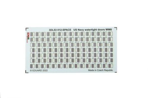 Przejdź do produktu Eduard 3DL53012 - 1:350 US Navy watertight doors WWII Space 3D Decals