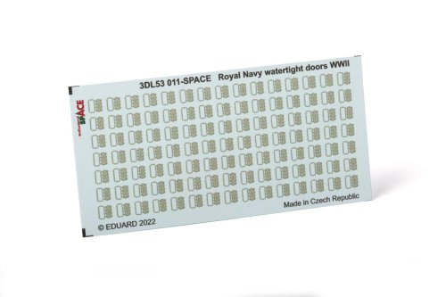 Przejdź do produktu Eduard 3DL53011 - 1:350 Royal Navy watertight doors WWII Space 3D Decals