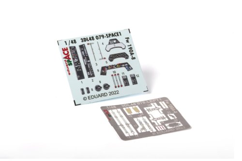 Przejdź do produktu Eduard 3DL48079 - 1:48 Fw 190A-8 Space 3D Decals + PE
