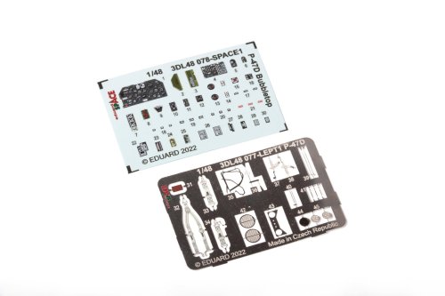 Przejdź do produktu Eduard 3DL48078 - 1:48 P-47D Bubbletop Space 3D Decals + PE