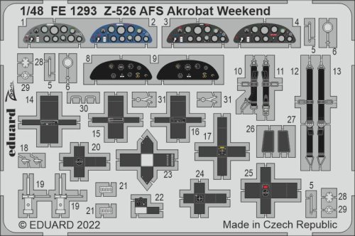 Przejdź do produktu Eduard FE1293 - 1:48 Z-526 AFS Akrobat Weekend
