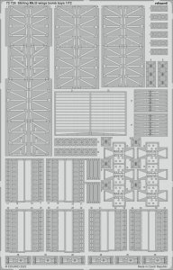 Eduard 72724 - 1:72 Stirling Mk.III wings bomb bays