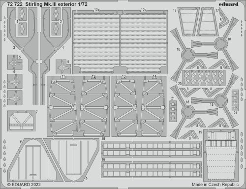 Przejdź do produktu Eduard 72722 - 1:72 Stirling Mk.III exterior