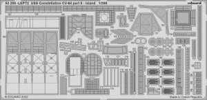 Eduard 53285 - 1:350 USS Constellation CV-64 part 5 - island