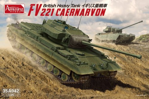 Przejdź do produktu Amusing Hobby 35A042 - 1:35 FV221 Caernarvon British Heavy Tank