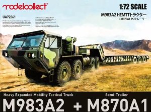 Modelcollect UA72361 - 1:72 M983A2 Heavy Expanded Mobility Tactical Truck + M870A1 Semi-Trailer