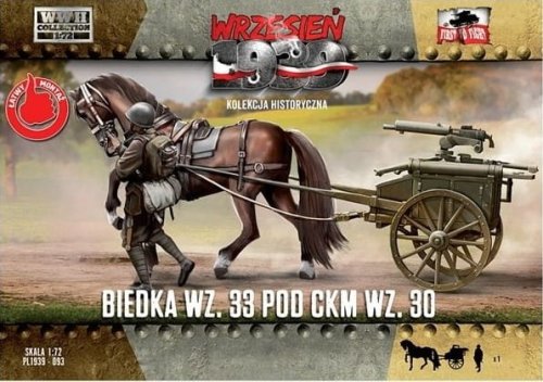 Przejdź do produktu First to Fight 093 - Wrzesień 1939 - 1:72 Biedka wz.33 pod CKM wz.30