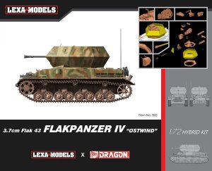 Dragon 7535 - 1:72 3.7cm FlaK 43 Flakpanzer IV Ostwind