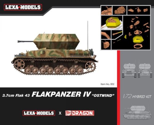 Przejdź do produktu Dragon 7535 - 1:72 3.7cm FlaK 43 Flakpanzer IV Ostwind