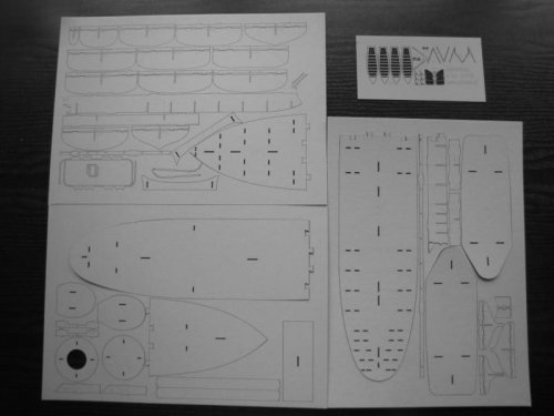Przejdź do produktu Modelik 1517W - 1:200 USS Arkansas - zestaw wręg wycinanych laserowo