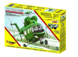Mirage 872096 - 1:72 Śmigłowiec PZL W-3RL Sokół model z farbami