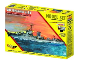 Mirage 840096 - 1:400 ORP Błyskawica wz. 65 model z farbami