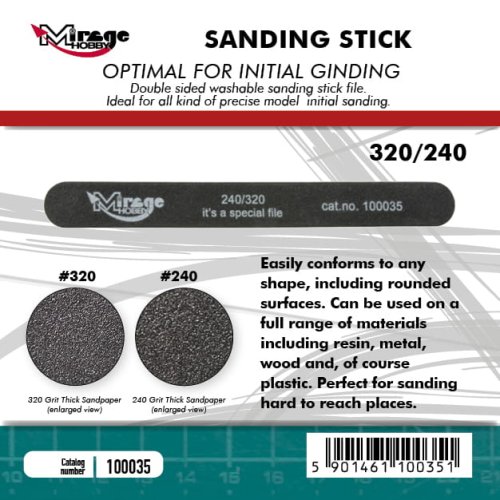 Przejdź do produktu Mirage 100035 - Pilniczek modelarski 240/320