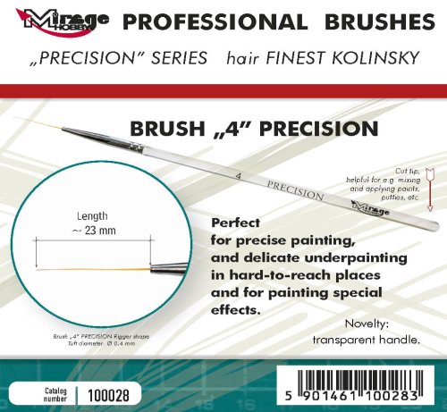 Przejdź do produktu Mirage 100028 - Pędzel Precision Kolinsky 4