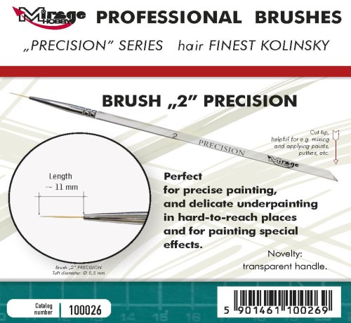 Przejdź do produktu Mirage 100026 - Pędzel Precision Kolinsky 2