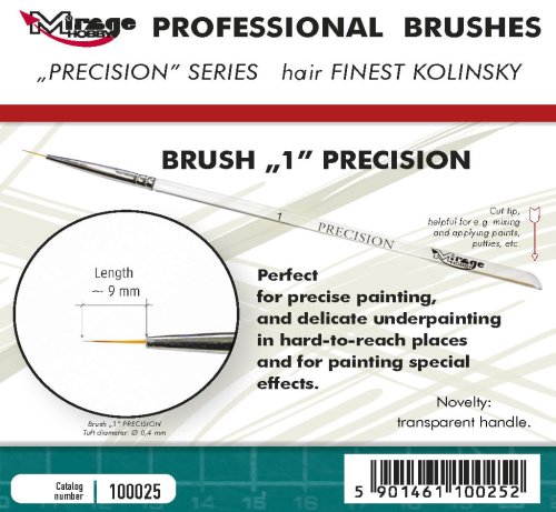 Przejdź do produktu Mirage 100025 - Pędzel Precision Kolinsky 1