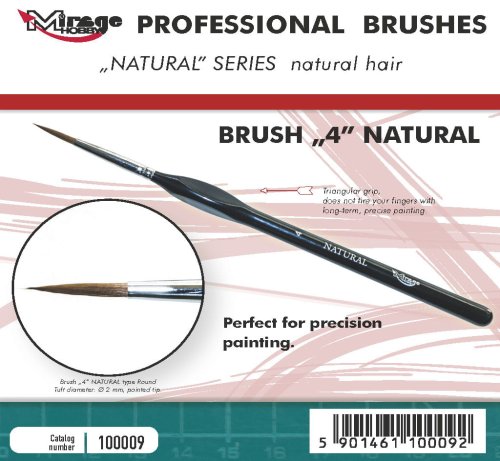 Przejdź do produktu Mirage 100009 - Pędzel Natural 4