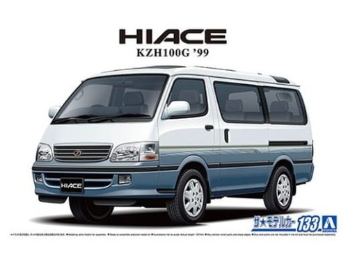 Przejdź do produktu Aoshima 06274 - 1:24 Toyota KZH100G Hiace Super Custom G '99