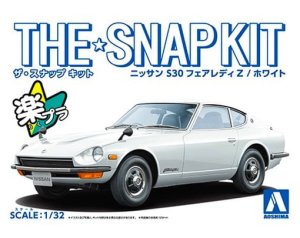 Aoshima 06255 - 1:32 Nissan S30 Fairlady Z White Snapkit