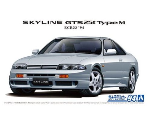 Przejdź do produktu Aoshima 06212 - 1:24 Nissan ECR33 Skyline GTS25t TypeM '94