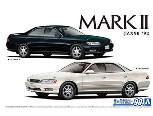 Przejdź do produktu Aoshima 06146 - 1:24 Toyota JZX90 Mark II Grande / Tourer '92