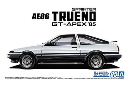 Przejdź do produktu Aoshima 06141 - 1:24 Toyota AE86 Sprinter Trueno GT-APEX '85