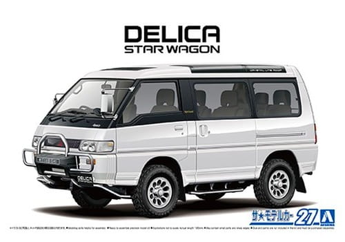 Przejdź do produktu Aoshima 06139 - 1:24 Mitsubishi P35W Delica Star Wagon '91