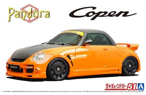 Przejdź do produktu Aoshima 05898 - 1:24 Pandora Type887 EVO II L880K Copen '02 Daihatsu