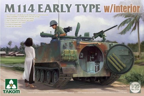 Przejdź do produktu Takom 2154 - 1:35 M114 early & late type w/interior