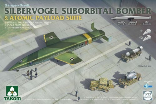 Przejdź do produktu Takom 5018 - 1:72 Sänger-Bredt Silbervogel Suborbital Bomber & Atomic Payload Suite