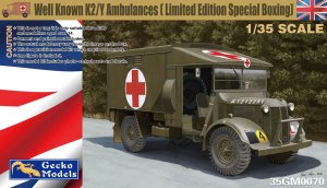Gecko Models 35GM0070 - 1:35 Well Known Katy K2/Y Ambulances - Limited Edition Special Boxing