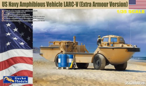 Przejdź do produktu Gecko Models 35GM0039 - 1:35 US Navy Amphibious Vehicle LARC-V Extra Armour Version