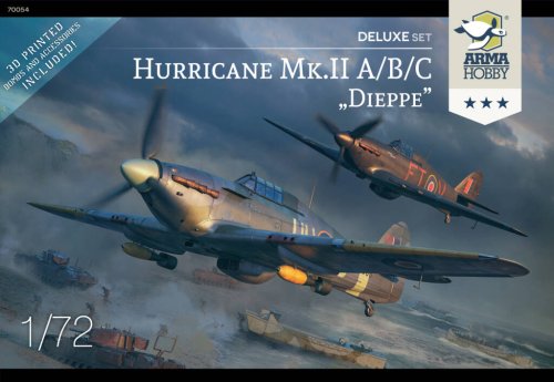 Przejdź do produktu Arma Hobby 70054 - 1:72 Hawker Hurricane Mk.II A/B/C Dieppe - Deluxe Set